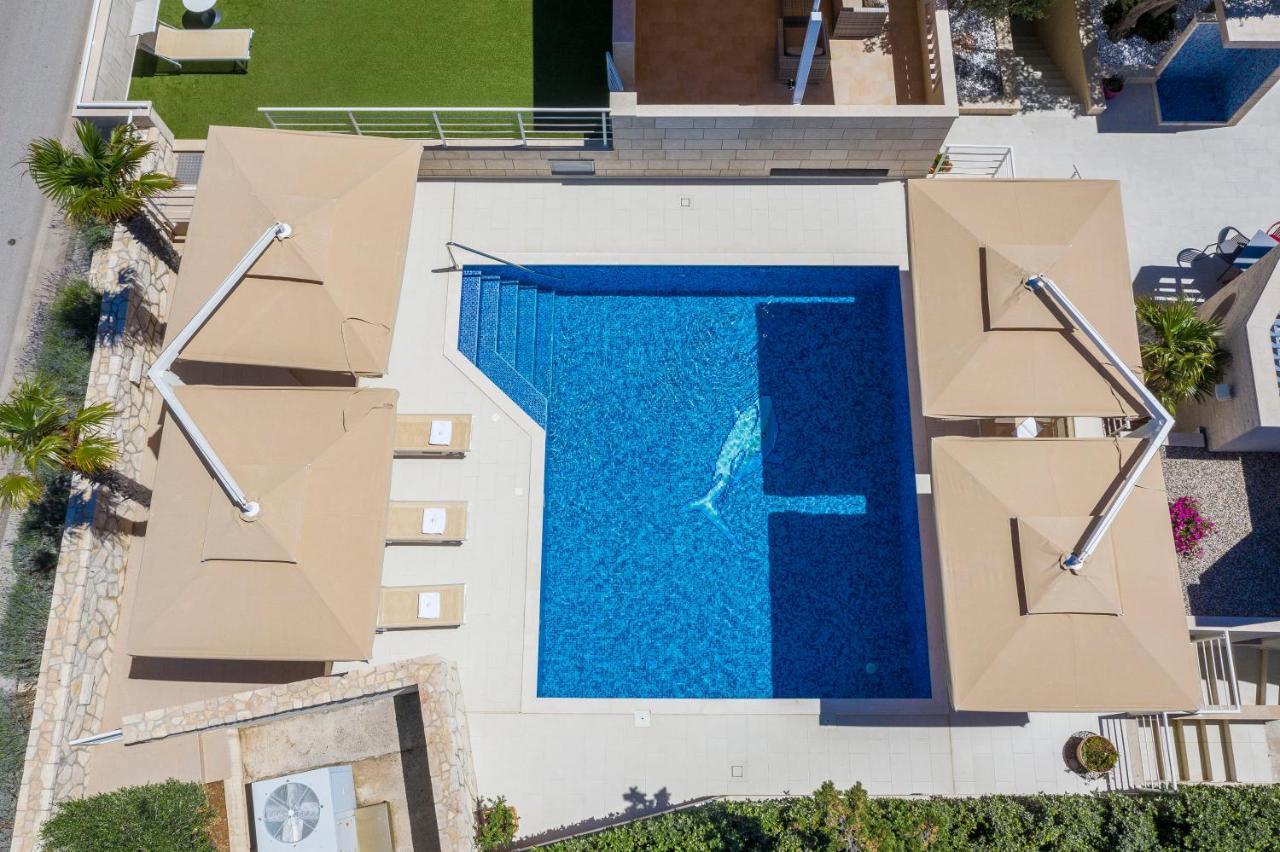 Апартаменты Pool Terrace Sea View Sarkic Новалья Экстерьер фото